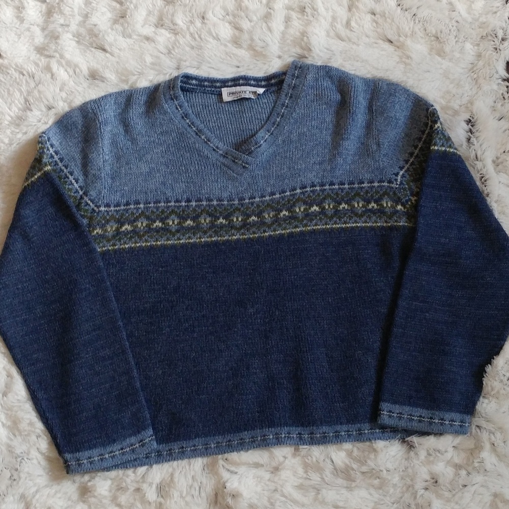 Private Eyes V Neck Sweater